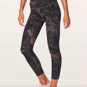 lululemon Wunder Under Pant - Marbled Print - Size 4